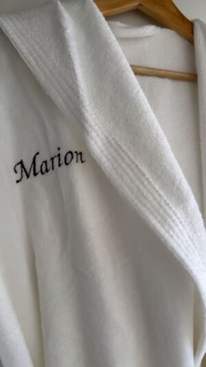 Peignoir maman personnalisé en 100% coton
